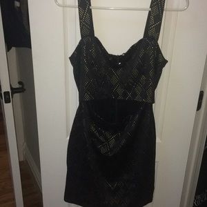 Dress with cut out...zipper in the back